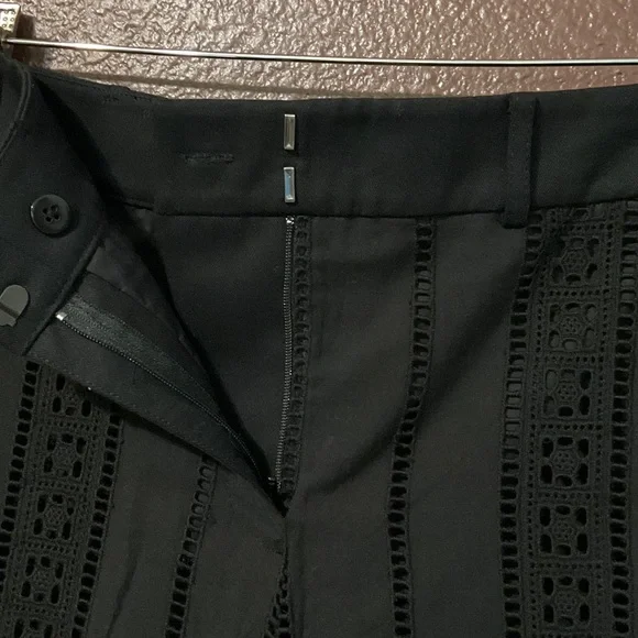 Veronica Beard Leta gaucho Women's Black Wide-Leg Pants - Picture 7 of 16